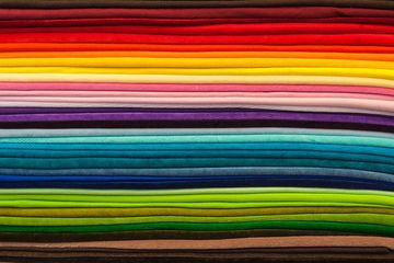 variedad de colores de telas